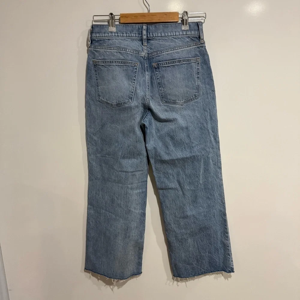J. Crew Wide leg crop jean in all-day stretch
